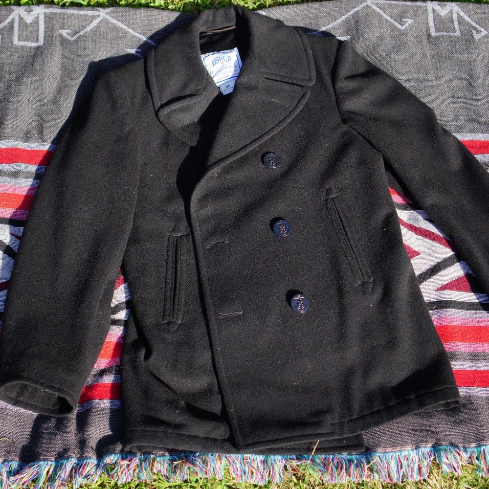 DSCP Double Breasted Wool Jacket BLACK 38R